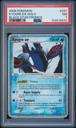 Carta pokemon kyogre 037 - pokemon,