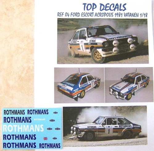 Additif ford escort - additif, 1/18
