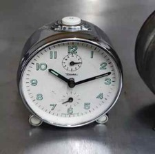 VINTAGE SVEGLIA MECCANICA EPOCA orologio ora orario antiquariato vecchia