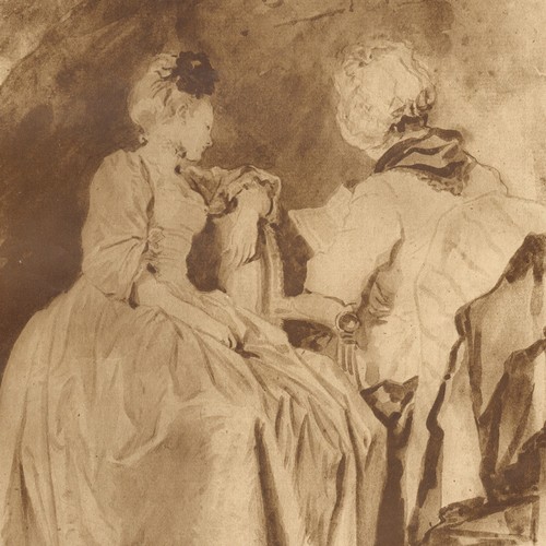 Quatre dessins sépia de - quatre,
