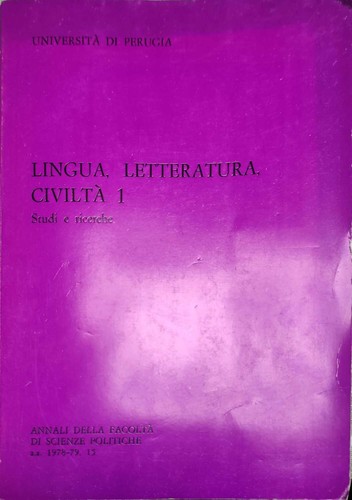 Lingua letteratura civiltà - lingua,,