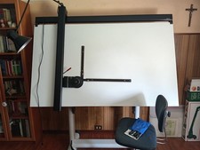tavolo da disegno tecnigrafo