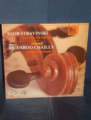 Stravinsky chailly - lp, stravinsky,