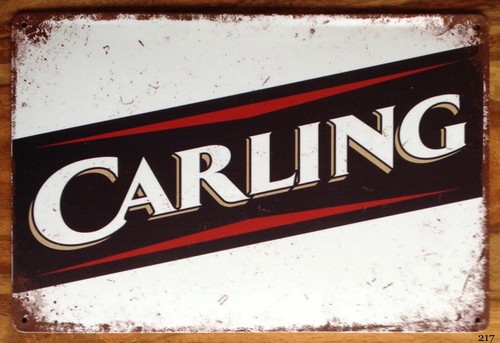 Carling beer lager pin - lager,