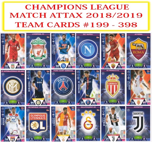Topps champions league match - league,