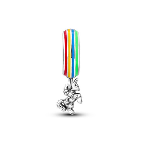 Ciondolo unicorno arcobaleno - ciondolo,