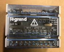 Morsettiera Legrand art.04886 - 4 poli - 125A - 6 moduli su guida Din