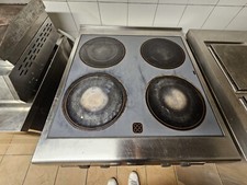 Piano cottura professionale vetroceramica 4 campi 80x70 usato