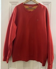 Felpa rossa SUPREME autentica