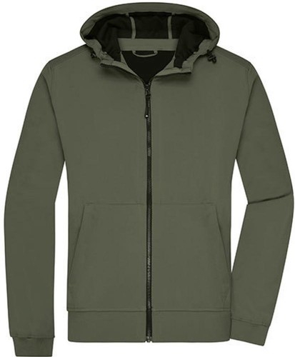 Herren hooded softshell - herren,