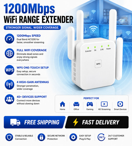 Ausha 1200mbps estensore - ausha,