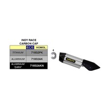 Marmitta ARROW slip-on indy