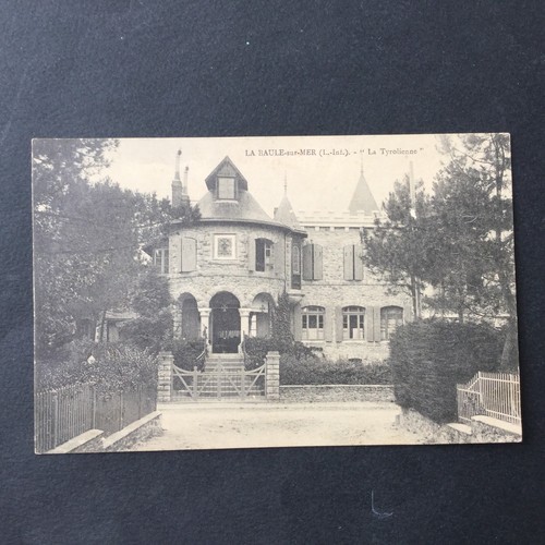 Cpa antica baule villa - antica,