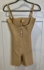 Body SKIMS BODY zona aperto busto metà coscia taglia large argilla nuovo con etichette esaurito!