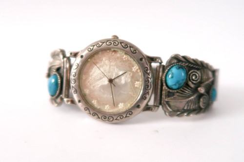 Orologio polso vintage coin - vintage,
