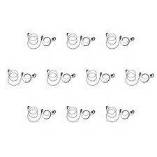 10 unità auricolari a forma