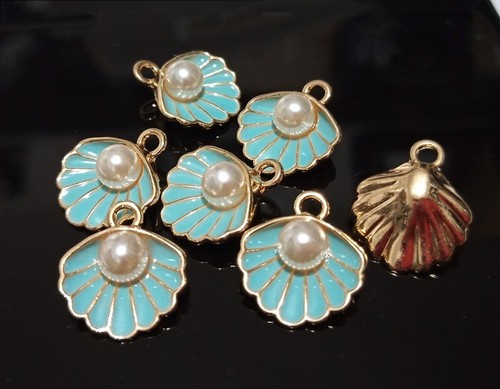 4pz charms ciondoli conchiglia