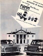 PUBBLICITA' 1962 LANCIA TROMBE FIAMM ROAD MASTER MONTECCHIO MAGGIORE CORTELLINA