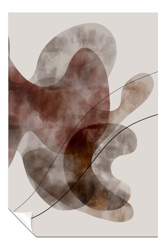 Poster artistico linea nera