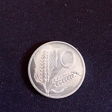 10 LIRE SPIGHE DI GRANO FDC 1986 ERRORE DI CONIO SULLA SPIGA DESTRA (RARITÀ)