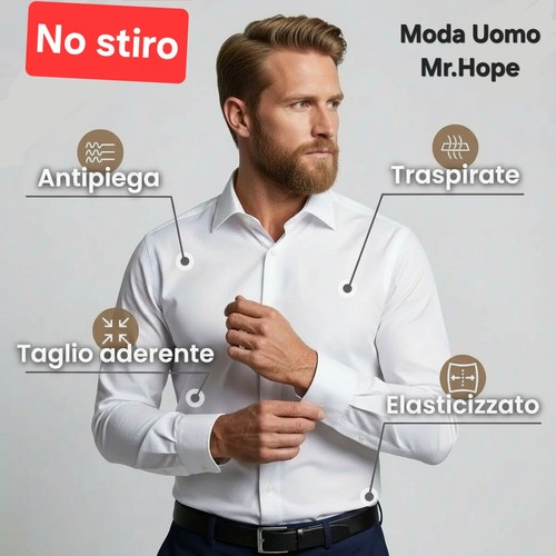 Camicia slim fit uomo - , no
