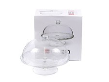 Alzata vetro con coperchio - in,