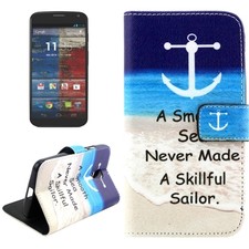 COVER CUSTODIA FLIP CASE PER MOTOROLA MOTO G2 2014 XT1068 XT1069 STAND LIBRO