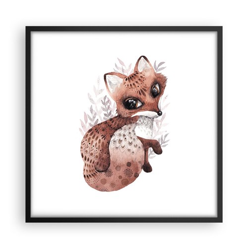 Poster 50x50cm volpe - poster,