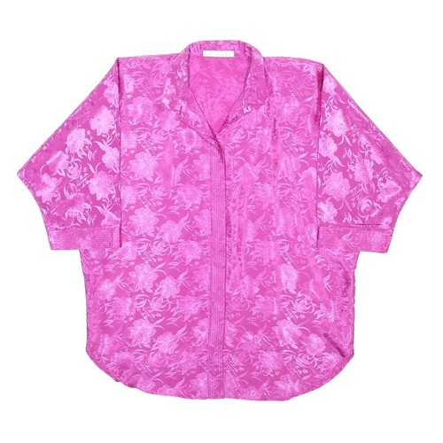 Camicia donna rosa stampata - camicia,