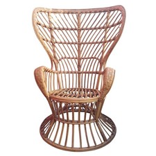 SEDIA POLTRONA ANNI 70 BAMBÙ