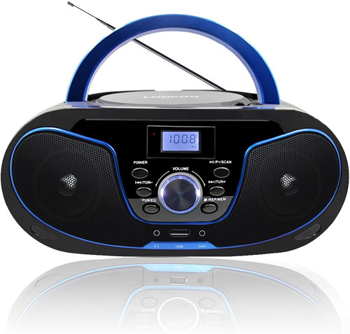 Lettore boombox portatile - cd,
