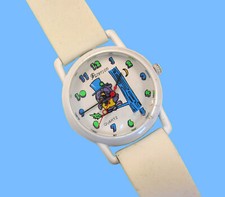 Orologio PATERSON al quarzo Bianco per bambini Watch vintage anni 90 NUOVO