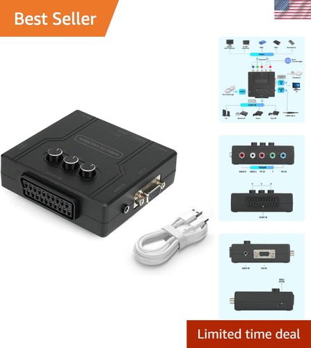 Adattatore rgbs vga scart - adattatore, a