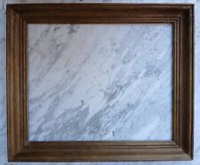 Cornice rustica in legno con base bianca dorata - 1 metà del '900 - Ottimo stato