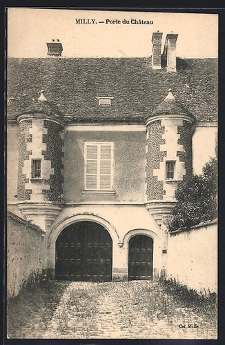 Cpa milly porte - porte,