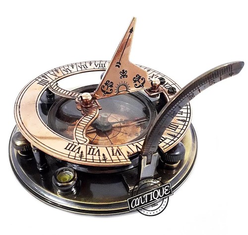 Antico orologio sole - antico, da