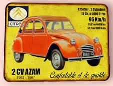 plaque métal vintage Citroën