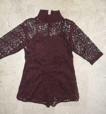 PAERTICOLARE TUTA  A  VESTITO ZARA  COLLECTION Tg. L  IN PIZZO COLORE MODA