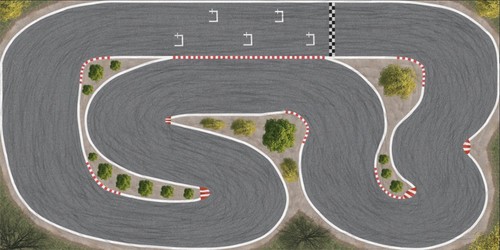 Pista deriva per mini - pista,