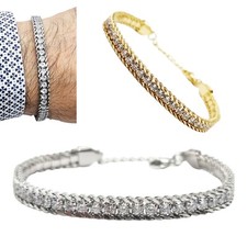 Bracciale tennis da uomo con