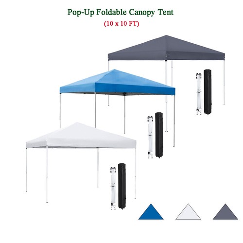 10x10 pop canopy tent - up,