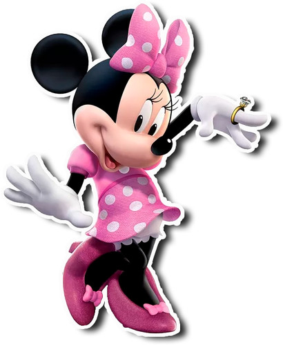 Adesivo minnie mouse - minnie, vinile