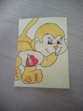 ACEO originale tecnica mista pittura arte card ATC cartone animato cura orsi 32