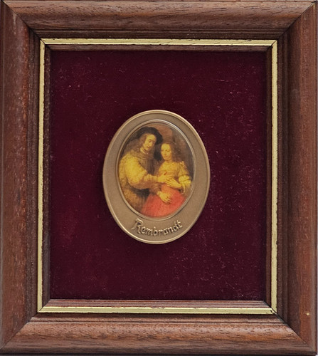 Placca rembrandt sposa ebrea - rembrandt,