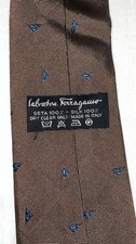 Cravatta Salvatore Ferragamo 100% Seta