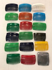 18 PETTININI FIANCHINI CAPELLI FERMAGLI PINZE MOLLETTE ELASTICI VINTAGE CM 5-7