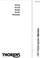 THORENS TD 316, 318, 320, 321