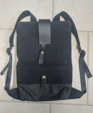 ZAINO BAGMAN AND ROBIN LONDON NERO IN TELA/PELLE