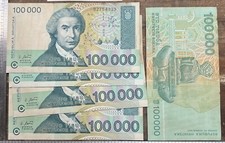 (5) Lotto banconote 100000