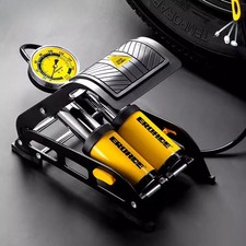 Pompa a Pedale Auto Moto Pedale Bici Pompa Gonfiabile Alta Pressione
